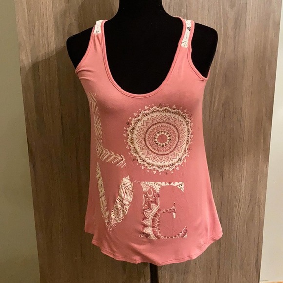 Social Teen Tops - Social Teen Floral Tank Top